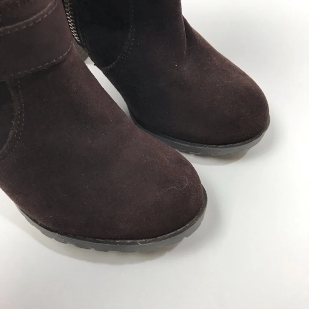 Eddie Bauer Harness Boot MADISON brown Women’s size 6 3” heel height